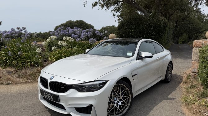 BMW M4 **Competition** £33,995 — photograph from Apex Motor Group
