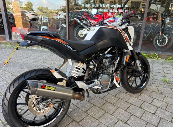 2016 KTM 125 Duke From £1,695.00 — photograph from Paul Dedman Performance