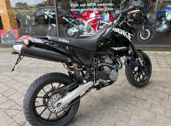 2003 KTM Duke 11 From £2,699.00 — photograph from Paul Dedman Performance